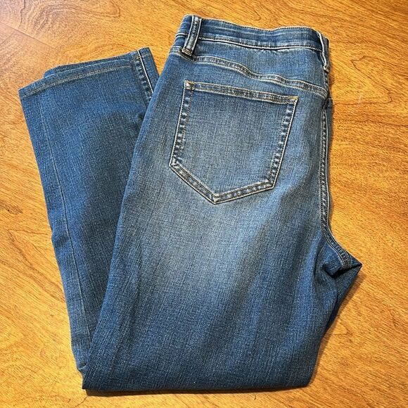 Lands' End High Rise Straight Leg Jeans - Picture 6 of 7